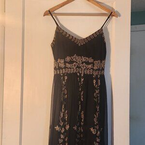 Adrianna Papell Vintage Beaded Evening Essentials Dress